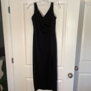 Warren Petites New York Lined Evening Dress Black Size 6